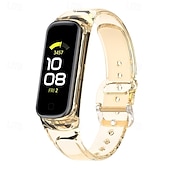 baratos Pulseiras de relógio Samsung-Pulseiras de Relógio para Samsung Galaxy Fit 2 SM-R220 Silicone Substituição Alça Ajustável Pulseira Esportiva Pulseira