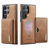 baratos Capa Samsung-Capa de Telefone para Samsung Galaxy S24 Ultra Plus S24 FE S23 Ultra Plus S22 Plus Ultra S21 Ultra S25 Capa Traseira com Suporte Magnético Carregamento Sem Fio Retro TPU PC
