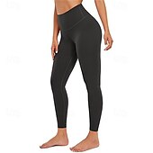 economico Leggings e collant da yoga-Per donna Pantaloni da yoga Leggings da yoga Fascia Elastica Vita Alta Yoga Allenamento in Palestra Pilates Collant Nero Borgogna Caffè Autunno Gli sport Abbigliamento sportivo Elasticizzato Taglia