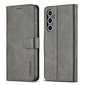 お買い得  サムスン用ケース-Samsung Galaxy S24 S24 Ultra Plus S24 FE S23 S22 S21 S20 Ultra Plus FE S25 Ultra用のスタンドホルダー、マグネットカードスロット、レトロTPU PUレザーのフリップカバー