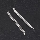 abordables Boucles d&#039;oreilles-Femme Boucles d&#039;oreille Clou Géométrique Joie mode Luxe Des boucles d&#039;oreilles Bijoux Argent Pour Soirée