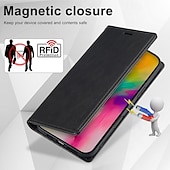 levne Pouzdra pro iPhone-telefon Carcasă Pro iPhone 16 15 14 Pro Max Plus iPhone 13 12 11 Pro Max Mini Flip Cover se stojánkem Magnetické Slot pro kartu Retro TPU PU kůže