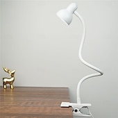 abordables Lampes de lecture-lampe à pince à LED alimentée par USB pour chambre à coucher &amp;salon – protection des yeux, lecture &amp;lampe d&#039;apprentissage, conception de petit tube 1pc