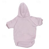 billiga Hoodies-Hund Huvtröjor Mode Vinter Varm Mode Bekväm Utomhus Vardag Inomhus Hundkläder for Small Medium