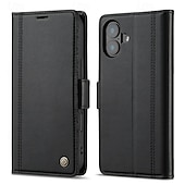 abordables Coques iPhone-téléphone Coque Pour iPhone 16 Pro Max Plus iPhone 15 Pro Max Plus iPhone 14 13 12 11 Pro Max Plus Mini Couvercle rabattable Avec Support Fente pour carte Antichoc Rétro TPU faux cuir