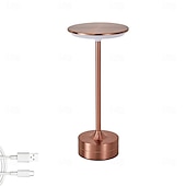 cheap Table Lamps-Metal Bar UFO Desk Lamp - USB Charging, Touch Dimming &amp; Color Adjustment for Bar Coffee Shop