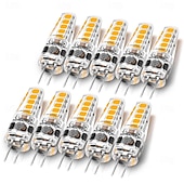 abordables Ampoules LED double broche-ampoules LED G4 à deux broches 3 W AC/DC 12-24 V, à intensité variable pour paysage, sous armoire, &amp;éclairage de lustre 10pcs