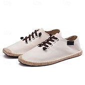 Χαμηλού Κόστους Ανδρικά Sneakers-ανδρικά casual αθλητικά παπούτσια εσπαντρίγιας, ελαφριά παπούτσια με κορδόνια με σόλα από γιούτα, κομψά καλοκαιρινά παπούτσια για καθημερινή χρήση και υπαίθριες δραστηριότητες