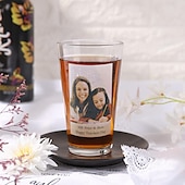 ieftine Pentru femei-Cana de sticlă personalizată cadoul perfect pentru mamă – Cadou personalizat de nuntă pentru cuplu design cu fotografie și text cadou de zi cu zi pentru familie și prieteni cadou de nuntă și Crăciun