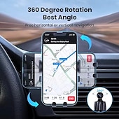 olcso Autós tartó-új gravitációs autós telefon tartó autós szellőző horog klip rögzítő okostelefon gps autós állvány tartó tartó autóban 1db