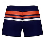 billiga Herrarnas simshorts-Herr Badshorts Badkläder Underdelar Snörning Simmning Surfing Strand Vattensport Rand Lappverk Sommar Vår