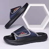 preiswerte Urlaubsandalen-Verstellbare Slide-Sandalen für Herren – bequeme, rutschfeste, leichte Freizeit-Hausschuhe für drinnen und draußen