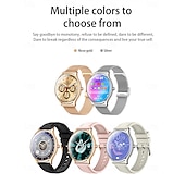 abordables Relojes inteligentes-696 QS36 Reloj inteligente 1.43 pulgada Smartwatch Reloj elegante Bluetooth ECG + PPG Podómetro Recordatorio de Llamadas Compatible con Android iOS Mujer Hombre Impermeable Control de Medios