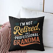 billige &quot;Quotes&amp;Saying Style&quot;-vintage dekorative putetrekk 1 stk morsomt sitat myk firkantet sofa putetrekk putetrekk for soverom stue sofa stol
