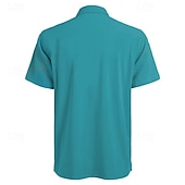 abordables Motif Animal-Homme Mouton Chemise Chemise boutonnée Manche Courte Marrant Eté Printemps Col rabattu Boutonner Bleu Vert