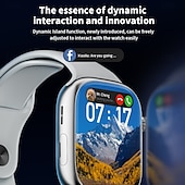 رخيصةأون ساعات ذكية-LOKMAT XH018 ساعة ذكية 2.04 بوصة 4G LTE هاتف ساعة ذكية خلوية 3G 4G بلوتوث عداد الخطى تذكرة بالاتصال رصد معدل ضربات القلب متوافق مع Android iOS نسائي رجالي GPS مكالمات بدون يد التحكم بالاعلام IPX-4