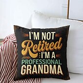 billige &quot;Quotes&amp;Saying Style&quot;-vintage dekorative putetrekk 1 stk morsomt sitat myk firkantet sofa putetrekk putetrekk for soverom stue sofa stol