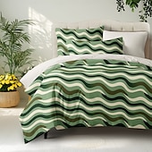 baratos 100% algodão-Conjunto de capa de edredom 100% algodão conjunto de edredom com padrão geométrico, conjuntos de cama com capa de edredom boho impressa com fronha envelope, decoração de quarto capa de edredom king