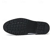 economico Semi-formale-mocassini da uomo in similpelle blu metallizzata con catena dorata decorativa – scarpe slip-on alla moda per occasioni formali e da festa