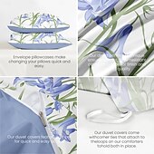 economico 100% cotone-set copripiumino floreale set di modelli di piante tropicali in cotone morbido set di biancheria da letto di lusso in 3 pezzi regalo per la festa della mamma decorazioni per la casa copripiumino matrimoniale king size queen size