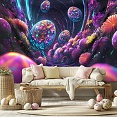 olcso Ünnepi faliszőnyegek-Függő Gobelin Trippy Tojások Faliművészet Nagy Gobelin Freskó Dekoráció Fénykép Háttér Takaró Függöny Otthon A Hálószobában Nappali Dekoráció