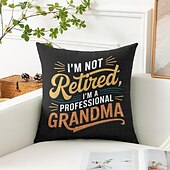 billige &quot;Quotes&amp;Saying Style&quot;-vintage dekorative putetrekk 1 stk morsomt sitat myk firkantet sofa putetrekk putetrekk for soverom stue sofa stol