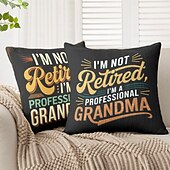 billige &quot;Quotes&amp;Saying Style&quot;-vintage dekorative putetrekk 1 stk morsomt sitat myk firkantet sofa putetrekk putetrekk for soverom stue sofa stol