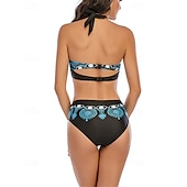 abordables Maillots une pièce et tankinis-Femme Tankini Maillot De Bain Deux Pièces Dos Nu Col en V Maillots de Bain Maillots de Bain Rose Claire Bleu Respirable Séchage rapide Poids Léger Sans Manches - Natation Surf Plage Eté Printemps