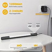 baratos luz do armário-sensor de movimento multifuncional sob a luz do armário - lâmpada noturna recarregável USB regulável de três cores com montagem magnética para iluminação de cozinha, escritório e guarda-roupa