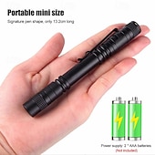 abordables Linternas-Linterna ultravioleta multifunción de 6 piezas, linternas de luz negra para exteriores a prueba de agua y caminos con función de iluminación, violeta 3,2 V 3 W para patio de camping en piscina