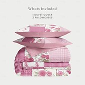 cheap 100% Cotton-Geometric Floral Pattern Duvet Cover Set Set Soft 3-Piece Luxury Cotton Bedding Set Home Decor Gift Twin Full King Queen Size Duvet Cover