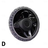 preiswerte Lenkradbezüge-Auto-Lenkradbezug, Lenkradbezug, weiches, warmes Fell, universelles Zubehör, universelle Passform für 14&quot;1/2-15&quot;