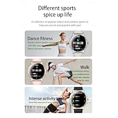 abordables Relojes inteligentes-696 QS36 Reloj inteligente 1.43 pulgada Smartwatch Reloj elegante Bluetooth ECG + PPG Podómetro Recordatorio de Llamadas Compatible con Android iOS Mujer Hombre Impermeable Control de Medios
