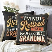 billige &quot;Quotes&amp;Saying Style&quot;-vintage dekorative putetrekk 1 stk morsomt sitat myk firkantet sofa putetrekk putetrekk for soverom stue sofa stol