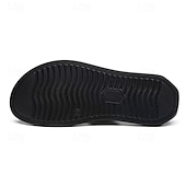 preiswerte Kleidungs-Sandalen-Braune Flip-Flops aus Kunstleder für Herren - lässige Sommersandalen mit offener Spitze und bequemer Sohle für Strand und Alltag