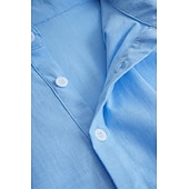 preiswerte Urlaub-Herren Hemd Leinenhemd Sommerhemd Strandbekleidung Einfach Urlaub Lässig Schwarz Weiß Blau Khaki Langarm Revers Frühling &amp; Sommer Bekleidung