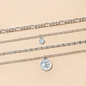 levne Příslušenství-Náhrdelníky s přívěšky Chrome Dámské Elegantní Klasika Náhrdelníky Pro Denní