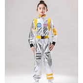 levne Kostýmy pro páry a skupiny-Astronaut předvečer Všech svatých Kariéra kostýmy Onesies Karnevalový kostým Dětské Chlapecké Dívčí Karneval Večírek Jednoduché Halloweenské kostýmy Oblékněte se