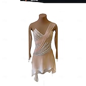 economico Abiti da Pattinaggio Artistico-Vestito da pattinaggio artistico Per donna Da ragazza Pattinaggio sul ghiaccio Vestiti Rosa Foro per pollice tintura sfumata Elevata elasticità Professionale Competizione Vestiti da pattinaggio sul