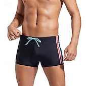 Χαμηλού Κόστους Ανδρικά Σορτς Κολύμβησης-Ανδρικά Σορτσάκια Κολύμβησης Μαγιό Βερμούδα Ριγέ Κουρελού Κορδόνι Γρήγορο Στέγνωμα Άνετο Αναπνέει Μαγιό Παντελόνια Φούστες Σέρφινγκ Παραλία Θαλάσσια Σπορ Καλοκαίρι