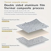 cheap Camping Accessories-Portable Moisture Proof Mat Comfortable Outdoor Camping Double Sided Moisture-proof Auminum Foil Foam Mat Picnic Camping
