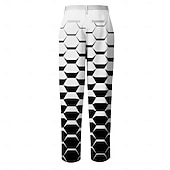 Χαμηλού Κόστους Λεπτός-Ανδρικά Καρό Πολύχρωμη Γεωμετρικά σχήματα Παντελόνι επίσημο Παντελόνια Μεσαία Μέση Καθημερινό Vintage ρετρό ΕΞΩΤΕΡΙΚΟΥ ΧΩΡΟΥ Διακοπές Streetwear Με τσέπες Στενή Εφαρμογή Επίπεδο-Μπροστινό