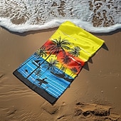 baratos conjuntos de toalhas de praia-toalha de praia de sol e praia de qualidade premium ultramacia absorvente leve durável secagem rápida design vibrante perfeito para praia piscina banhos de sol viagem acessório de verão confortável e elegante