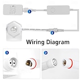 זול מוצרים עם חיבור לחשמל-מחרוזת led תאורת downlights אורות נצח מנורות גג קבועות אורות חוץ עם אפליקציית wifi  &amp; מרחוק rgbic smart eaves lights ip67 עמיד למים גג בית כל השנה תאורת חוץ לחג חג המולד ניתנת להרחבה