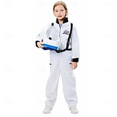 abordables Déguisements de couple et de groupe-Extraterrestre Astronaute fusée Costume de carnaval Groupe Costume de Cosplay Enfant Garçon Fille Cosplay Utilisation Soirée Scène Halloween Carnaval Costume de carnaval facile
