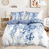 preiswerte 100% Baumwolle-Bettbezug-Set der floralen Tropenserie, 3-teilig, 100 % Baumwolle oder Polyester, perfekt als Muttertagsgeschenk, superweich, hautfreundlich, langlebig