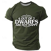 voordelige Grappige T-shirts voor mannen-Voor heren Grappig T-shirt Korte mouw T-shirt 3D-afdrukken Strakke ronde hals Overhemd Modieus Dagelijks Straat Dagelijks Zwart blauw Groen Zomer Lente Kleding S M L XL XXL XXXL