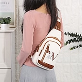 cheap Luggage &amp; Travel Storage-Personalized Crossbody Bag Custom Best Gift for Mom – Custom Letter Design, Large Capacity Shoulder Bag for Travel, Daily Use, Camping, Unique Gift for Lover, Family, or Friends