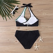 Недорогие Серфинг Танкини и Бикини-Жен. Танкини Купальник из двух частей Открытая спина Купальники Цветочный принт Купальники Желтый Розовый Дышащий Быстровысыхающий Легкость Без рукавов - Плавание Серфинг Пляж  Лето Весна