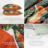 economico 100% cotone-set copripiumino con animali della foresta - include copripiumino e federe - design ispirato alla natura con creature del bosco - tessuto morbido e confortevole - perfetto per l&#039;arredamento accogliente della camera da letto